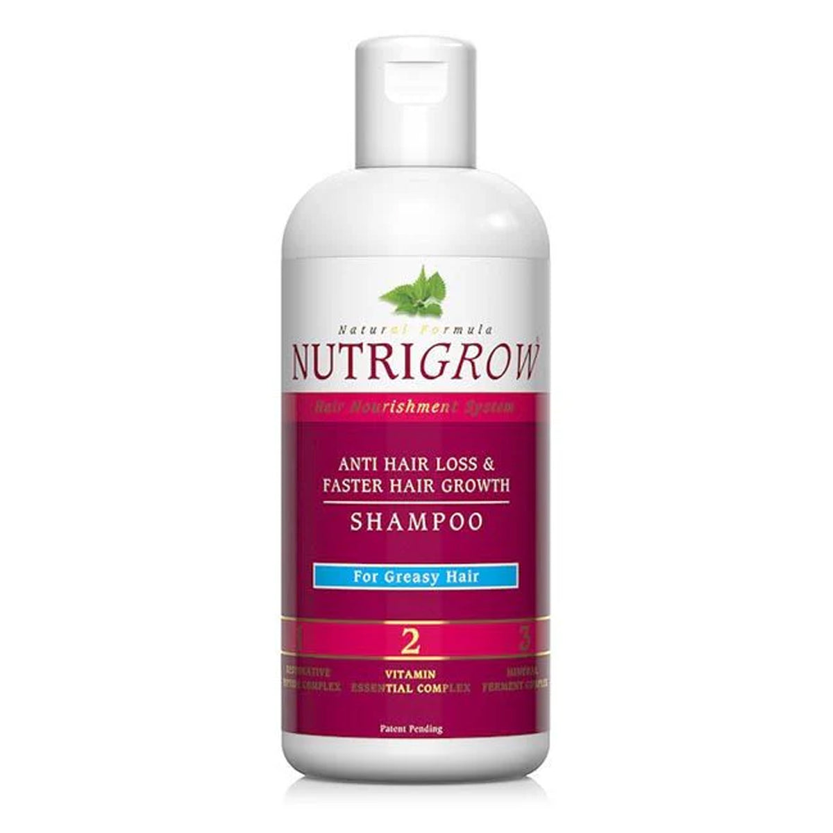 Nutrigrow Anti Hair Loss & Faster Growth Shampoo for Greasy Hair 300ml